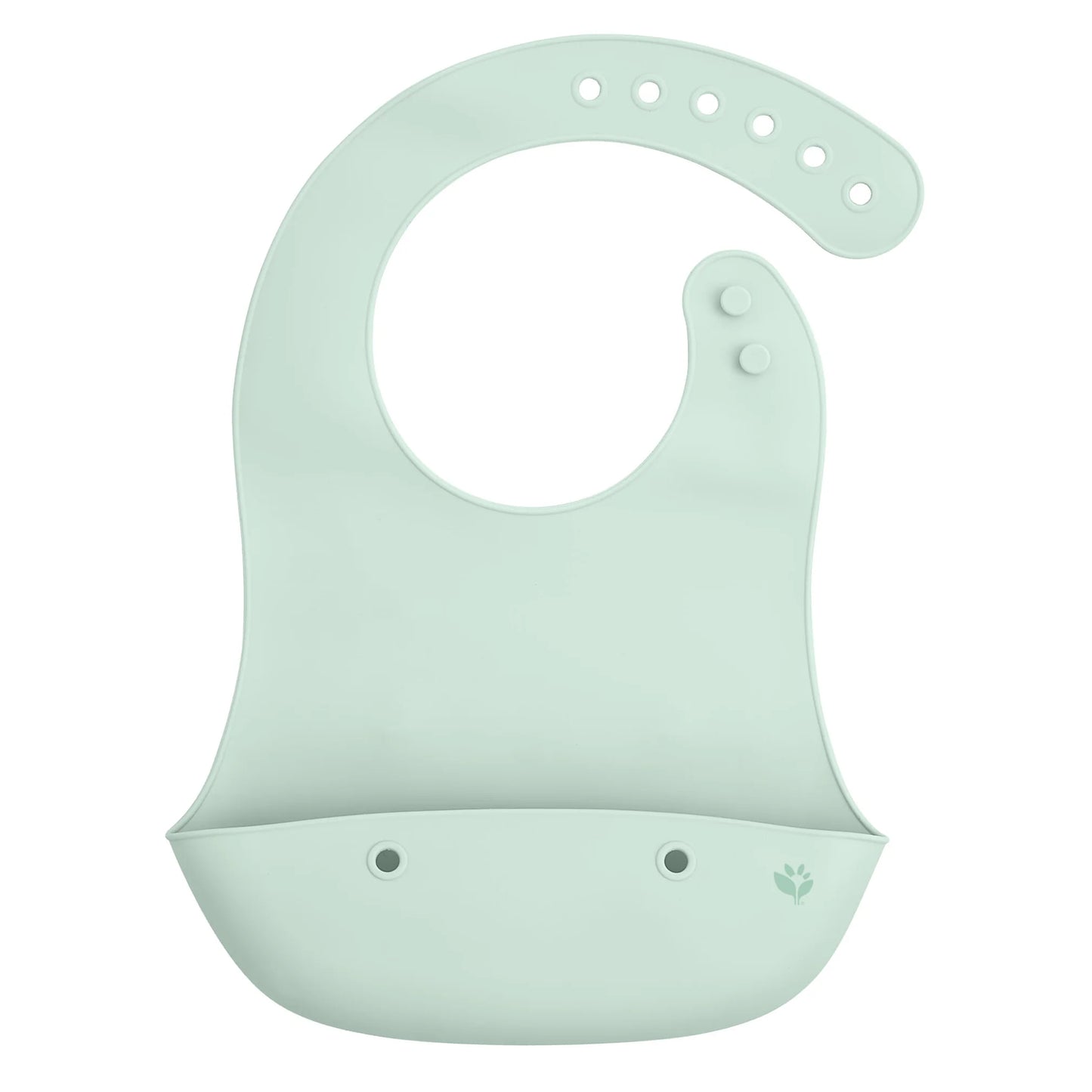 Silicone Scoop Bib - Light Sage