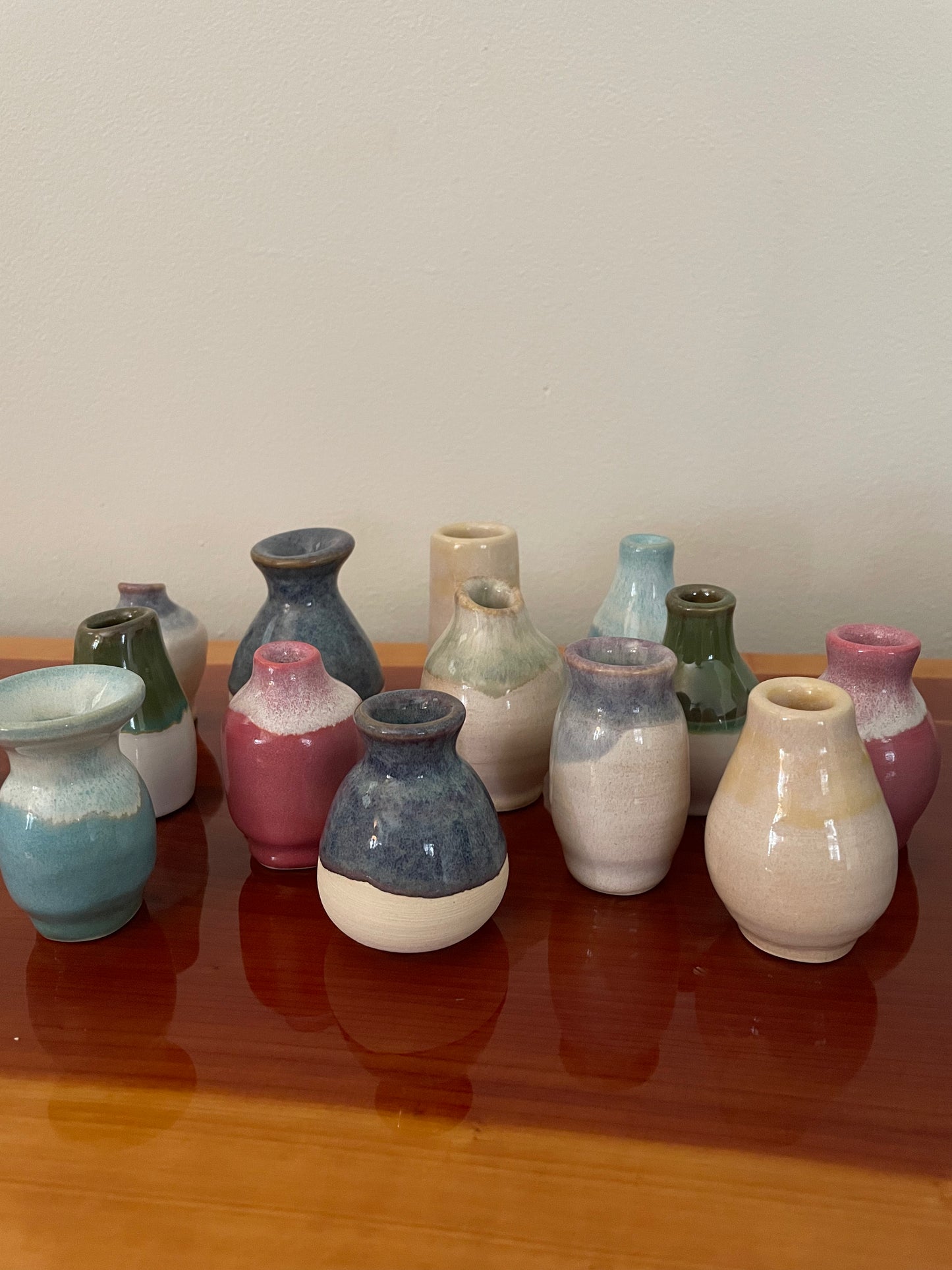 Mom's Special Flowers, Handcrafted Bud Vase
