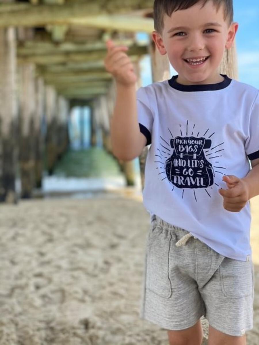 Grey Bluepeter Short