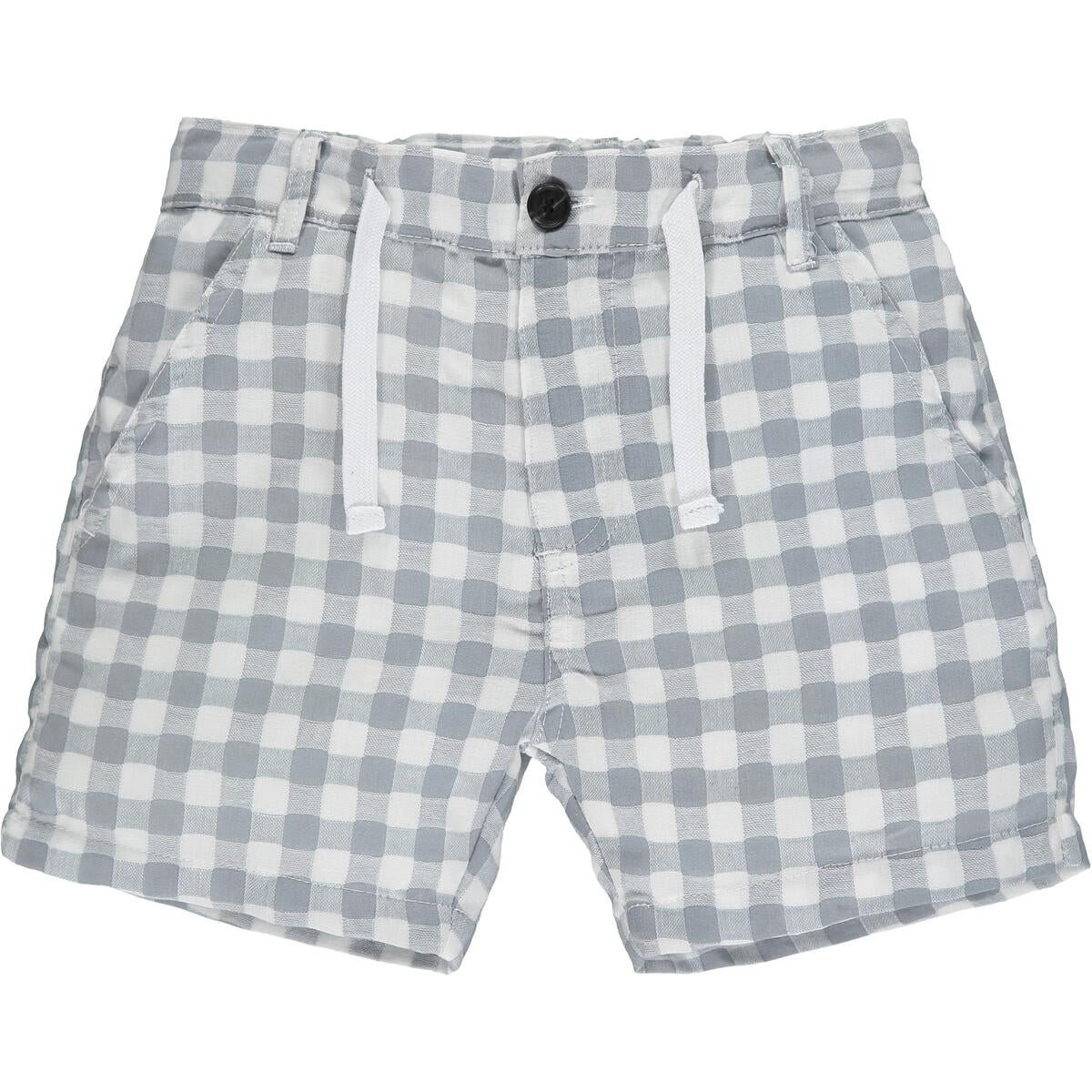Crew Short, Grey Plaid
