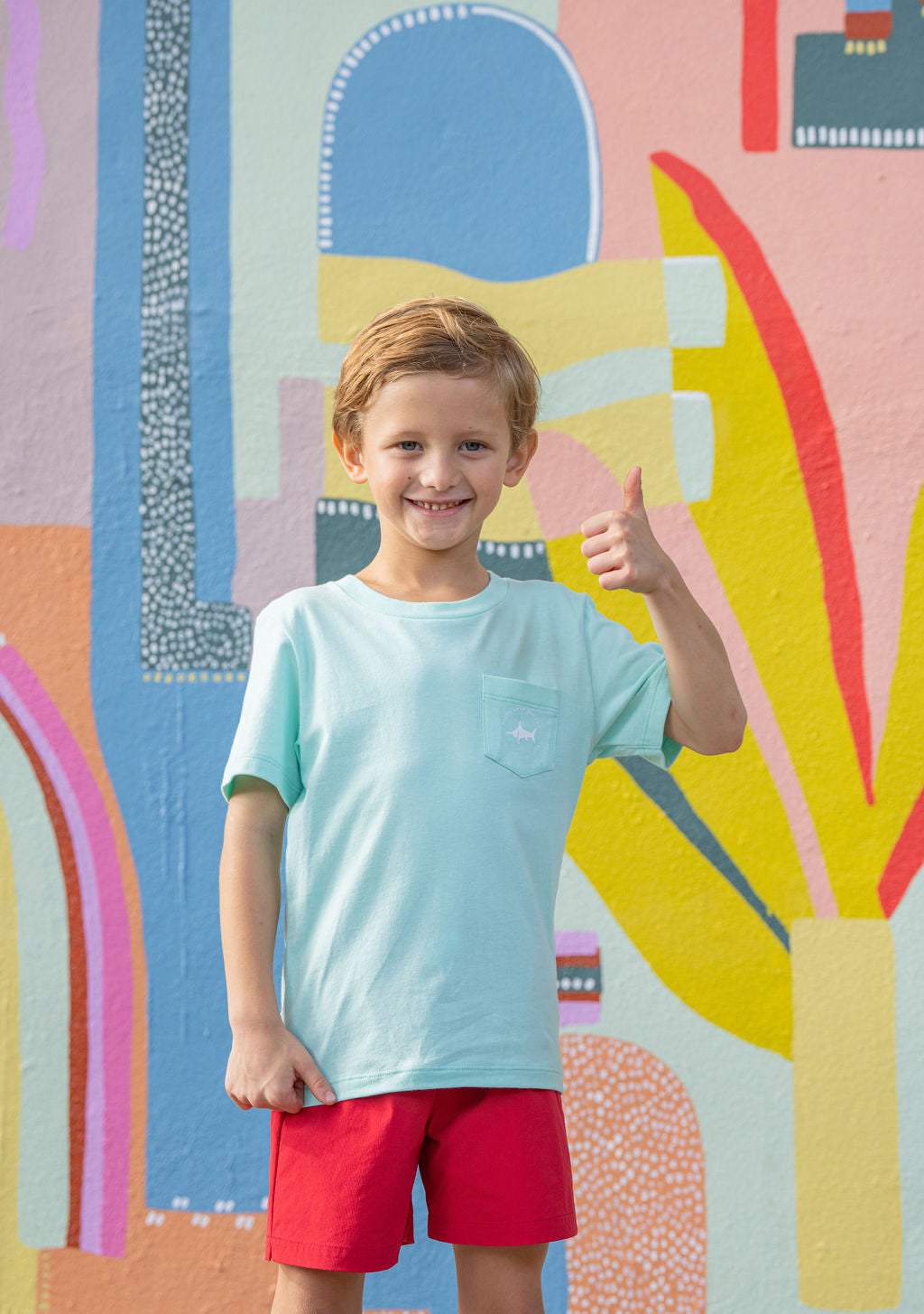 Red Snapper SS Pocket Tee
