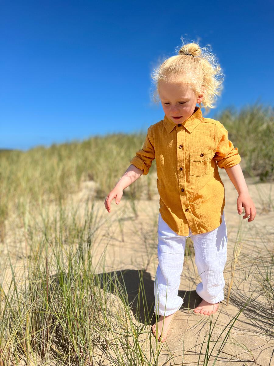 Merchant Button Down, Gold