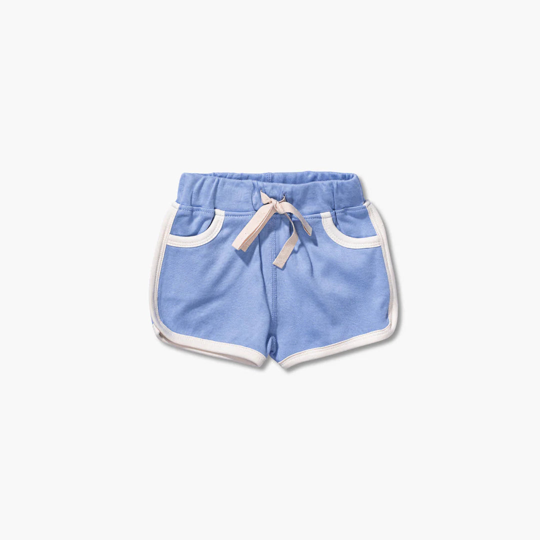Sardine Blue Track Shorts