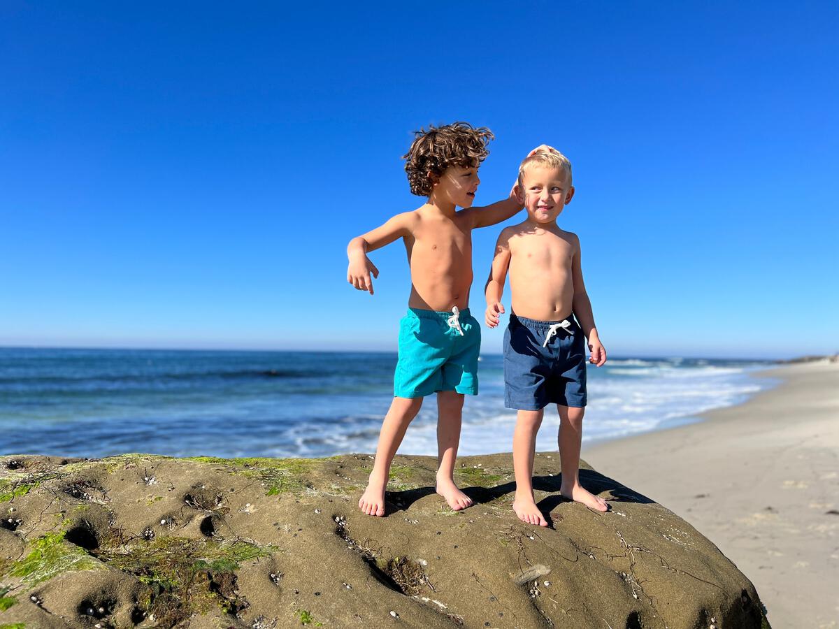 Surf Swim Shorts, Blue