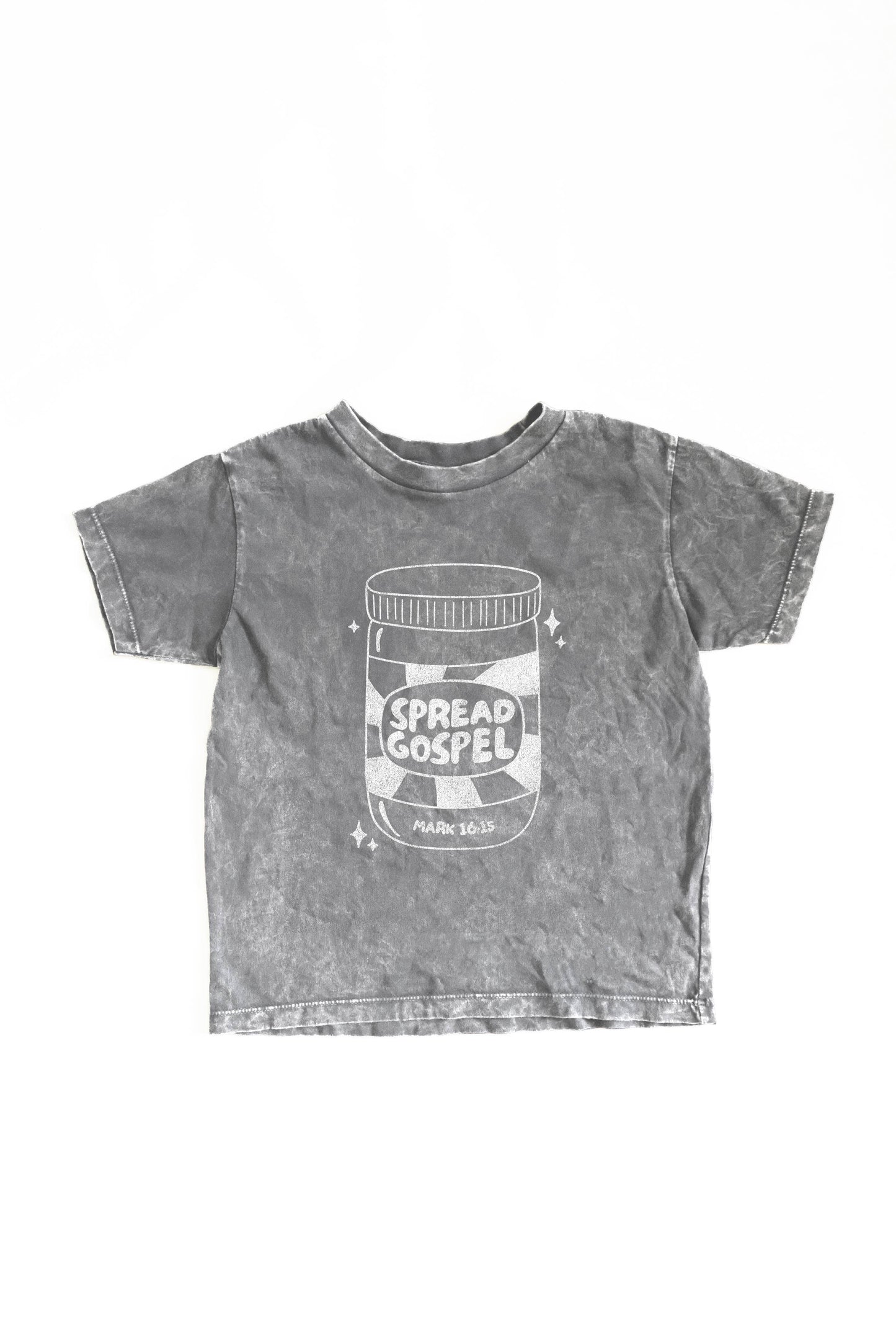 SPREAD GOSPEL Washed Graphic Top