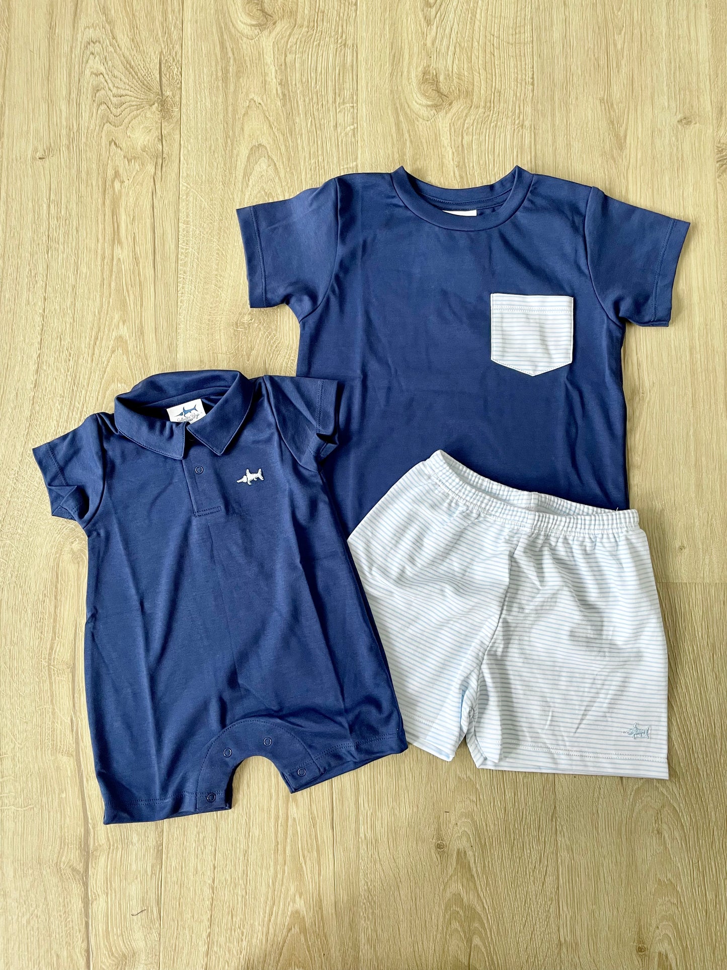 Navy Shorts Set