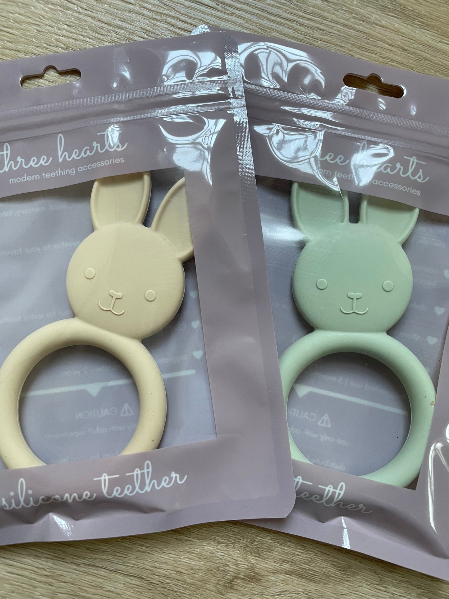 All Silicone Bunny Teething Ring