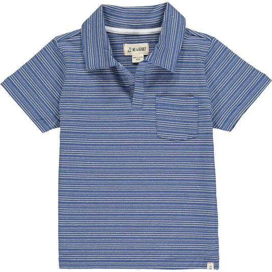 Blue Stripe Admiral Polo