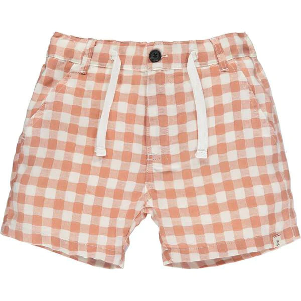 Crew Short, Brick Plaid