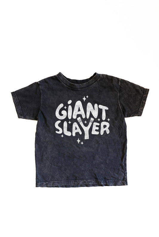 GIANT SLAYER Washed Graphic Top