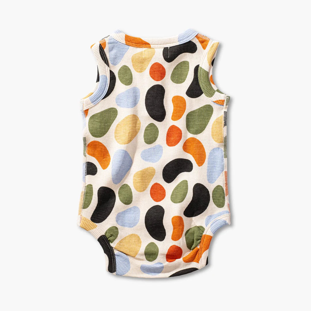 Pebbles Waffle Tank Bodysuit