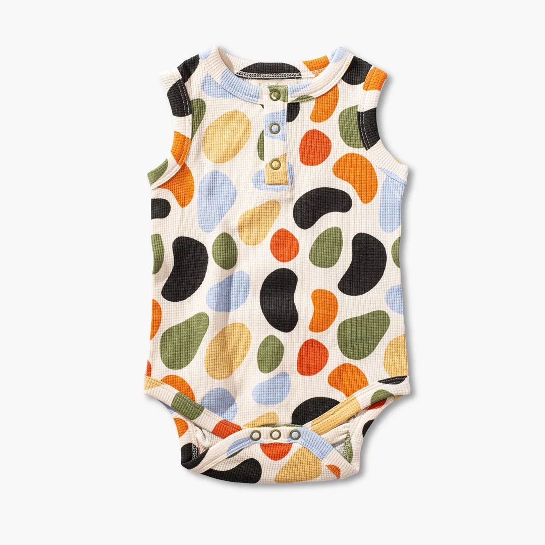 Pebbles Waffle Tank Bodysuit